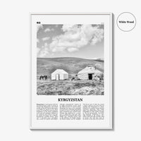 Kyrgyzstan Print Black and White, Kyrgyzstan Wall Art, Kyrgyzstan Poster, Kyrgyzstan Photo, Kyrgyz, Кыргызстан, Kırgızstan, Киргизия, Asia