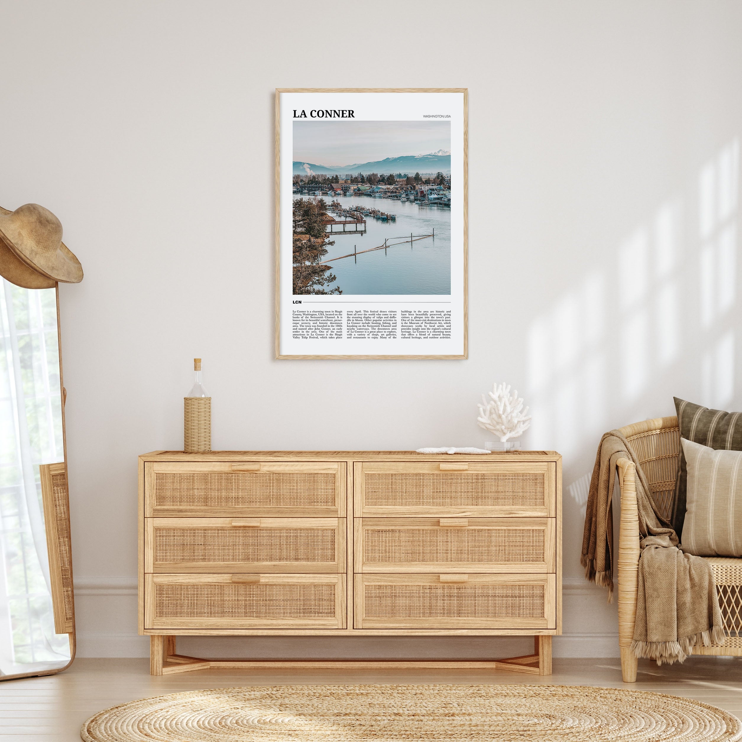 La Conner Travel Color Poster