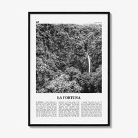 La Fortuna Print Black and White, La Fortuna Wall Art, La Fortuna Poster, La Fortuna Photo, La Fortuna Wall Décor, Costa Rica