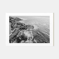 La Jolla Landscape B&W Poster