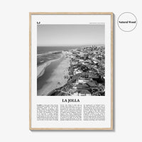 La Jolla Print Black and White No 2, La Jolla Wall Art, La Jolla Poster, La Jolla Photo, San Diego, California, USA, United States, America