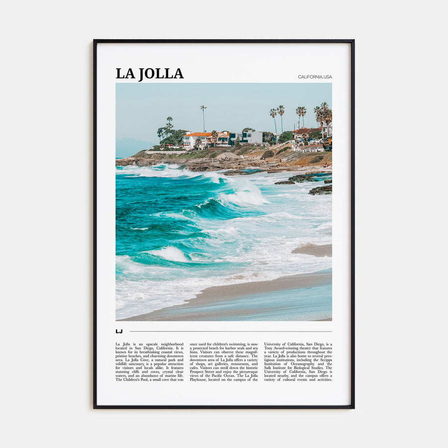 La Jolla Travel Color No 2 Poster