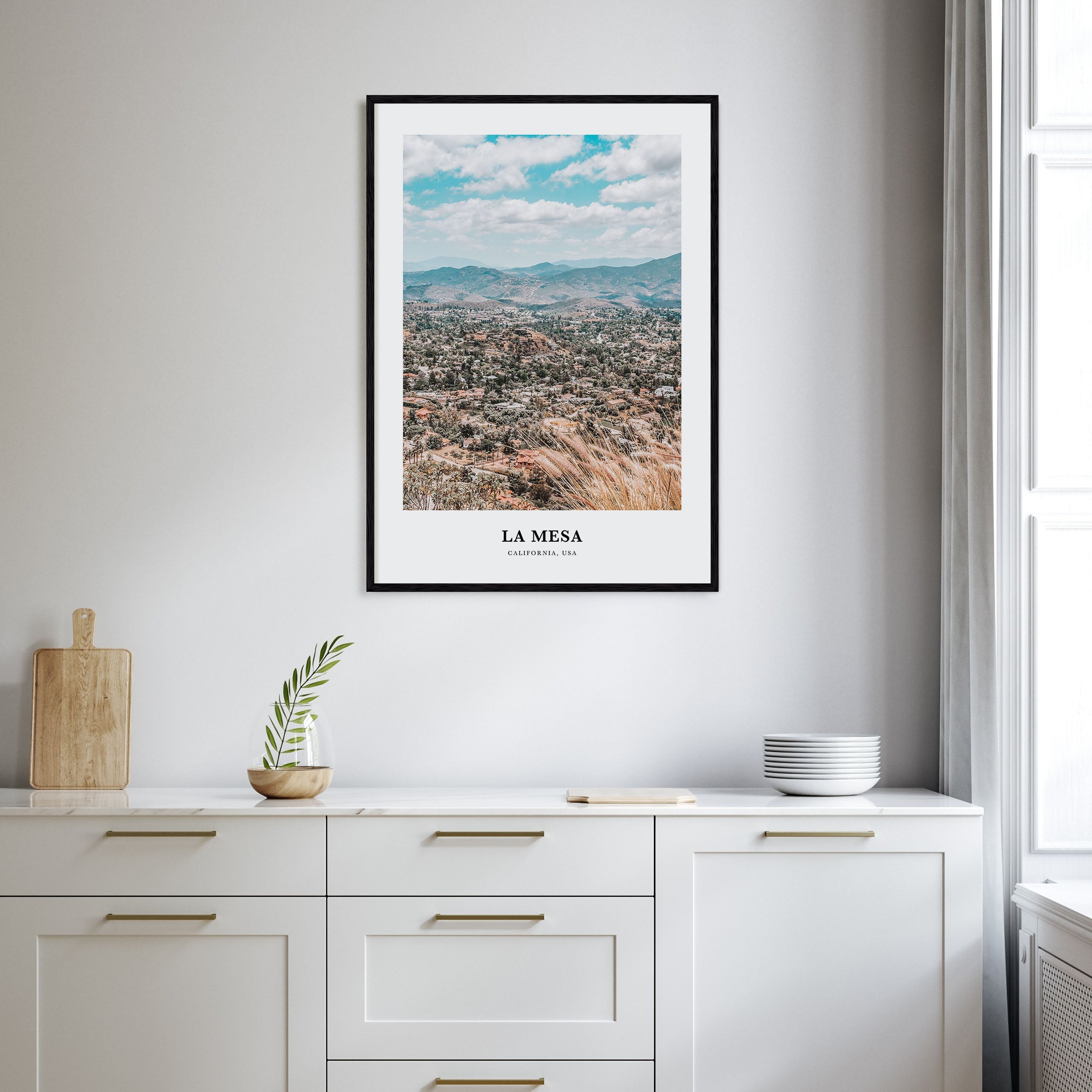 La Mesa Portrait Color Poster