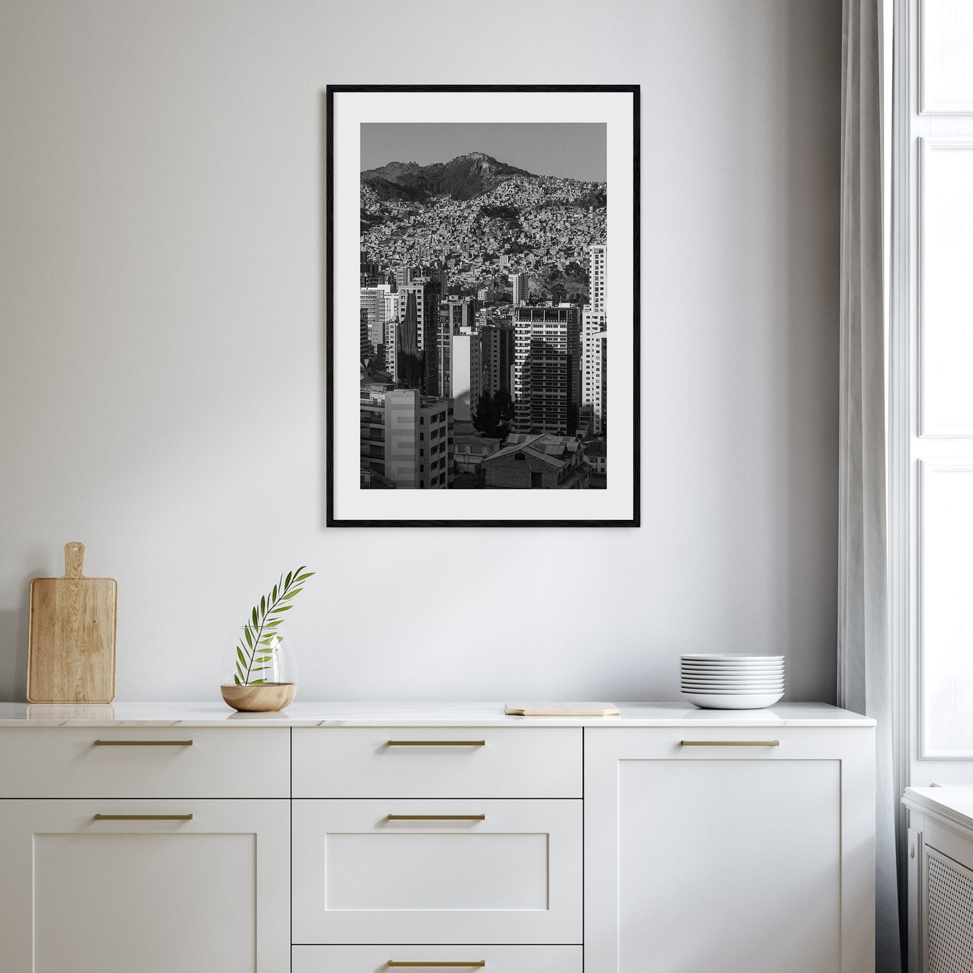 La Paz Photo B&W Poster