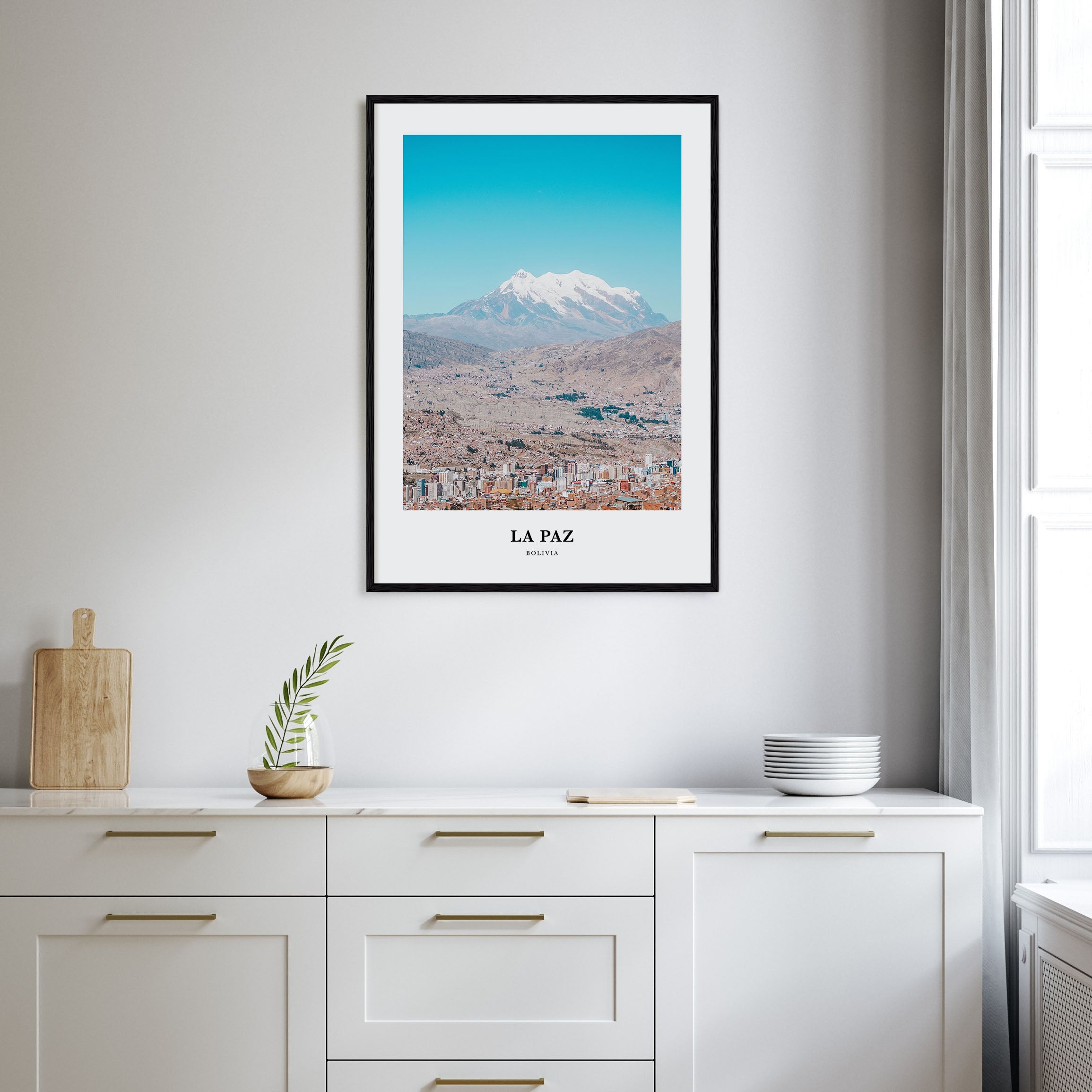 La Paz Portrait Color Poster