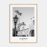 La Quinta Portrait B&W No 1 Poster