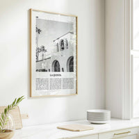 La Quinta Print Black and White No 1, La Quinta Wall Art, La Quinta Poster, La Quinta Photo, La Quinta Wall Décor, California, USA