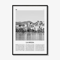 La Spezia Print Black and White, La Spezia Wall Art, La Spezia Poster, La Spezia Photo, La Spezia Wall Décor, La Spezia Map, Italy