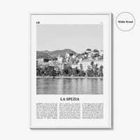 La Spezia Print Black and White, La Spezia Wall Art, La Spezia Poster, La Spezia Photo, La Spezia Wall Décor, La Spezia Map, Italy