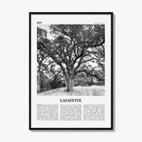 Lafayette Print Black and White California, Lafayette Wall Art, Lafayette Poster, Lafayette Photo, Lafayette Wall Décor, Lafayette Map, USA