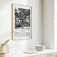 Lafayette Print Black and White California, Lafayette Wall Art, Lafayette Poster, Lafayette Photo, Lafayette Wall Décor, Lafayette Map, USA
