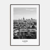 Lagos, Nigeria Portrait B&W No 1 Poster