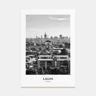 Lagos, Nigeria Portrait B&W No 1 Poster
