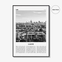 Lagos Print Black and White Nigeria No 1, Lagos Wall Art, Lagos Poster, Lagos Photo, Lagos Wall Decor, City Art Print, Èkó, Sahara, Africa