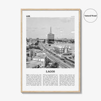 Lagos Print Black and White Nigeria No 2, Lagos Wall Art, Lagos Poster, Lagos Photo, Lagos Wall Decor, City Art Print, Èkó, Sahara, Africa