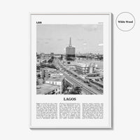 Lagos Print Black and White Nigeria No 2, Lagos Wall Art, Lagos Poster, Lagos Photo, Lagos Wall Decor, City Art Print, Èkó, Sahara, Africa