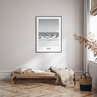 Lagos, Portugal Portrait B&W Poster