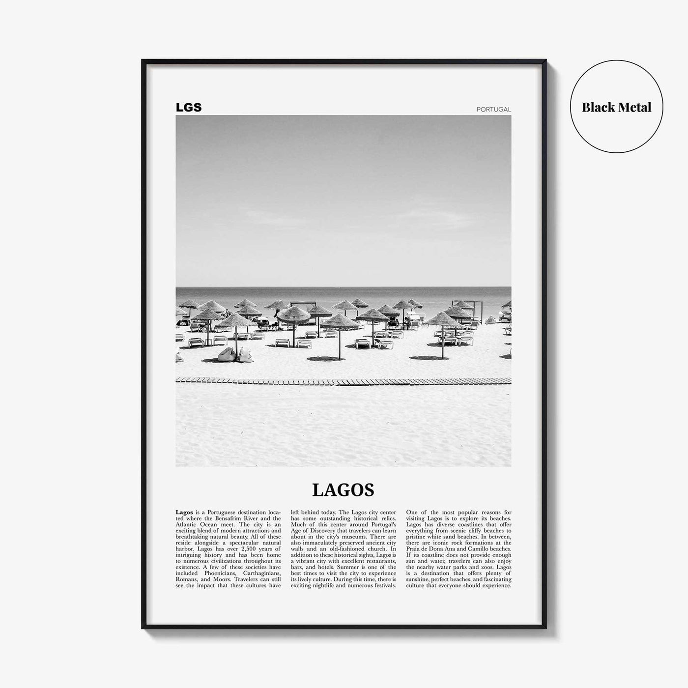 Lagos Print Black and White Portugal, Lagos Wall Art, Lagos Poster, Lagos Photo, Lagos Wall Décor, Portugal, Portuguesa