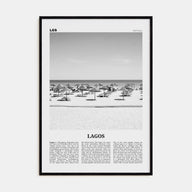 Lagos, Portugal Travel B&W Poster