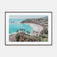 Laguna Beach Landscape Color Poster