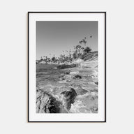 Laguna Beach Photo B&W No 1 Poster