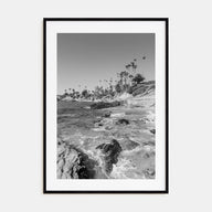 Laguna Beach Photo B&W No 1 Poster