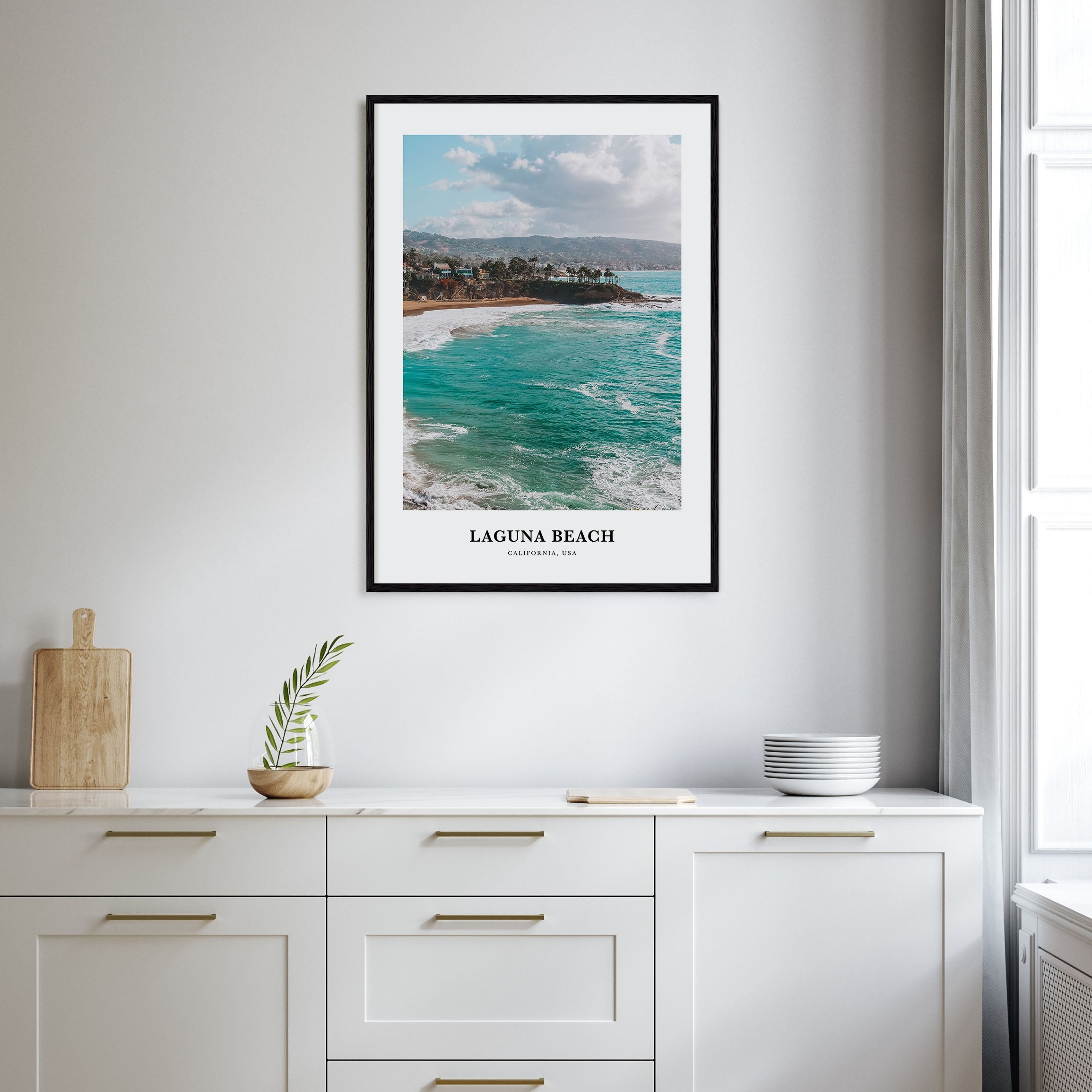 Laguna Beach Portrait Color No 2 Poster