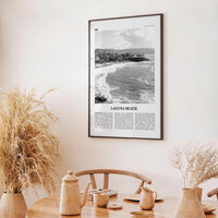 Laguna Beach Print Black and White No 1, Laguna Beach Wall Art, Laguna Beach Poster, Laguna Beach Photo, California, USA, United States
