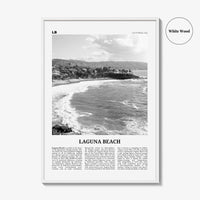 Laguna Beach Print Black and White No 1, Laguna Beach Wall Art, Laguna Beach Poster, Laguna Beach Photo, California, USA, United States