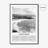 Laguna Beach Print Black and White No 1, Laguna Beach Wall Art, Laguna Beach Poster, Laguna Beach Photo, California, USA, United States