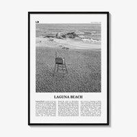 Laguna Beach Print Black and White No 2, Laguna Beach Wall Art, Laguna Beach Poster, Laguna Beach Photo, California, USA, United States