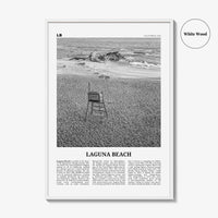 Laguna Beach Print Black and White No 2, Laguna Beach Wall Art, Laguna Beach Poster, Laguna Beach Photo, California, USA, United States