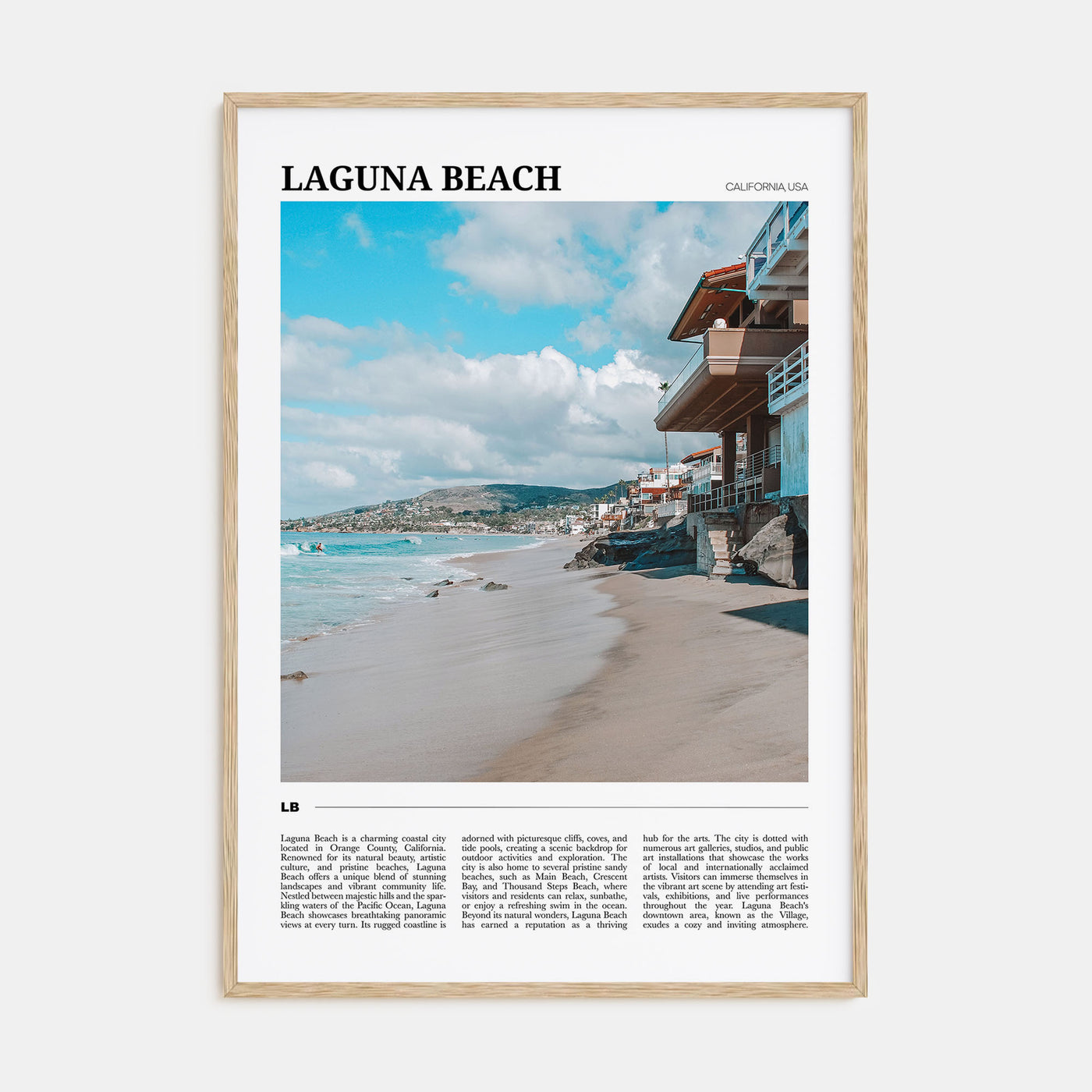 Laguna Beach Travel Color No 1 Poster
