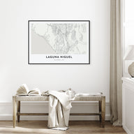 Laguna Niguel Map Landscape Poster