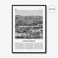 Laguna Niguel Print Black and White, Laguna Niguel Wall Art, Laguna Niguel Poster, Laguna Niguel Photo, Laguna Niguel Map, California, USA