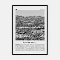 Laguna Niguel Travel B&W Poster