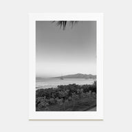 Lahaina Photo B&W Poster
