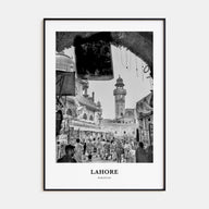 Lahore Portrait B&W No 1 Poster