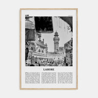 Lahore Travel B&W No 1 Poster