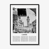 Lahore Print Black and White No 1, Lahore Wall Art, Lahore Poster, Lahore Photo, Lahore Wall Decor, Pakistan, لاہور لہور, Punjab City
