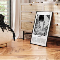 Lahore Print Black and White No 1, Lahore Wall Art, Lahore Poster, Lahore Photo, Lahore Wall Decor, Pakistan, لاہور لہور, Punjab City