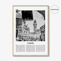 Lahore Print Black and White No 1, Lahore Wall Art, Lahore Poster, Lahore Photo, Lahore Wall Decor, Pakistan, لاہور لہور, Punjab City