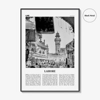 Lahore Print Black and White No 1, Lahore Wall Art, Lahore Poster, Lahore Photo, Lahore Wall Decor, Pakistan, لاہور لہور, Punjab City