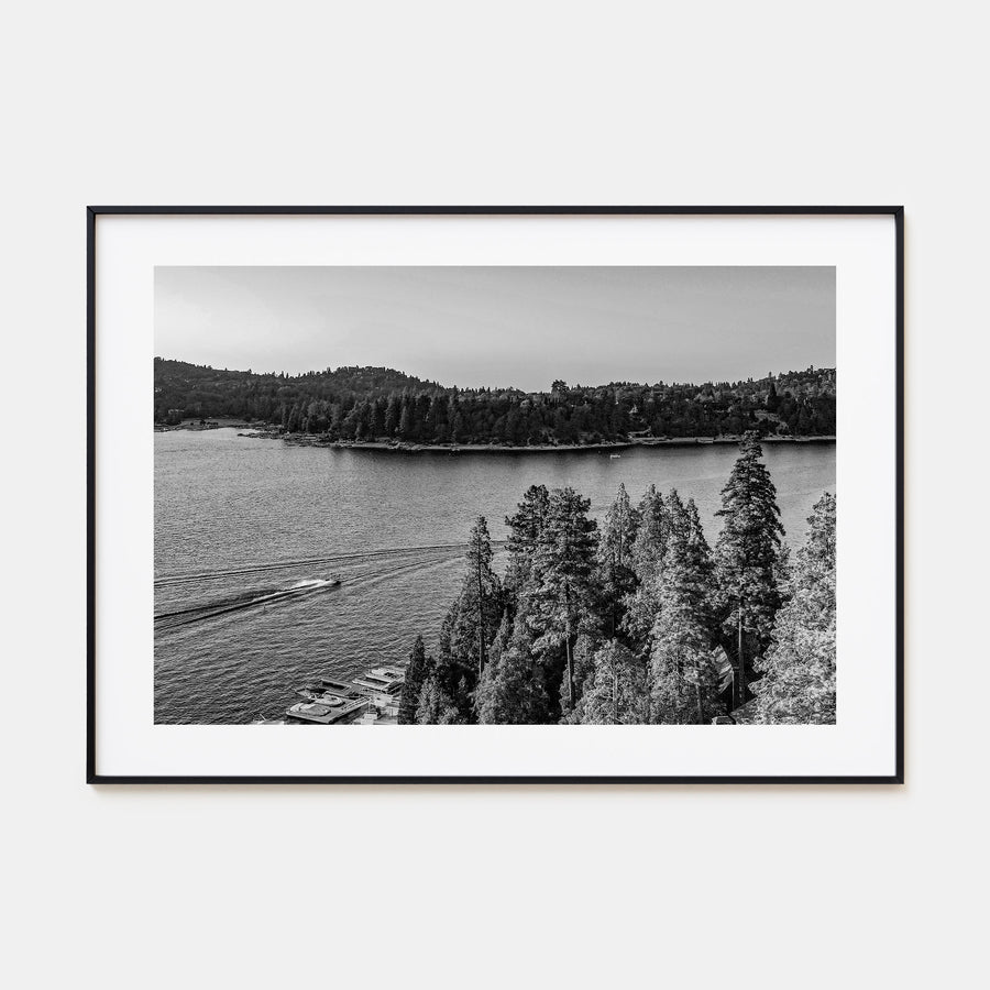 Lake Arrowhead Landscape B&W Poster