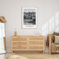 Lake Arrowhead Portrait B&W Poster