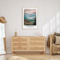 Lake Arrowhead Portrait Color Poster
