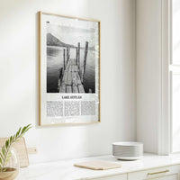 Lake Atitlan Print Black and White, Lake Atitlán Wall Art, Lake Atitlán Poster, Lake Atitlán Photo, Lake Atitlán Wall Décor, Guatemala