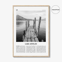 Lake Atitlan Print Black and White, Lake Atitlán Wall Art, Lake Atitlán Poster, Lake Atitlán Photo, Lake Atitlán Wall Décor, Guatemala