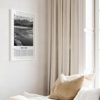 Lake Clark National Park Print Black and White, Lake Clark Wall Art, Lake Clark Poster, Lake Clark Photo, Lake Clark Wall Décor, Alaska, USA