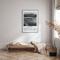 Lake Clark National Park Travel B&W Poster